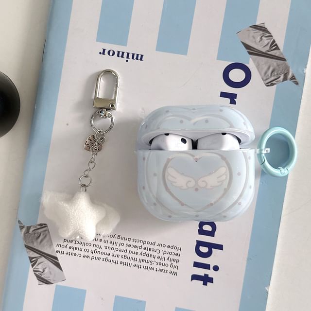 Wing Print AirPods Earphone Case Skin / Charm / Set