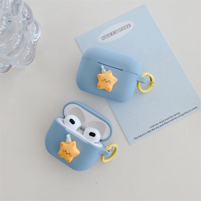 3D Star Apple AirPods / Pro Earphone Case Skin