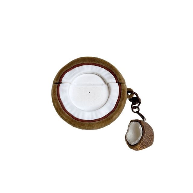 Coconut Apple AirPods / Pro Earphone Case Skin / Charm / Set