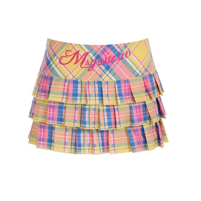Plaid A-Line Mini Skirt – Multiple Styles