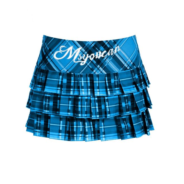 Plaid A-Line Mini Skirt – Multiple Styles