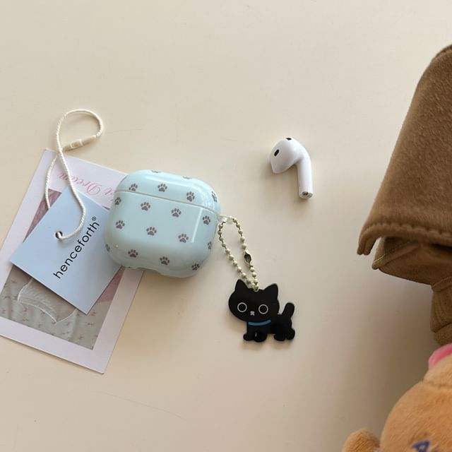 Paw Print AirPods Earphone Case Skin / Ring Hoop / Charm / Set