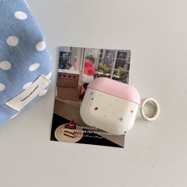 Speckle AirPods Earphone Case Skin / Ring Hoop / Charm / Set