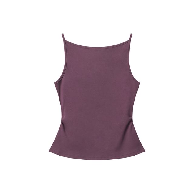 Plain Spaghetti-Strap Camisole Top