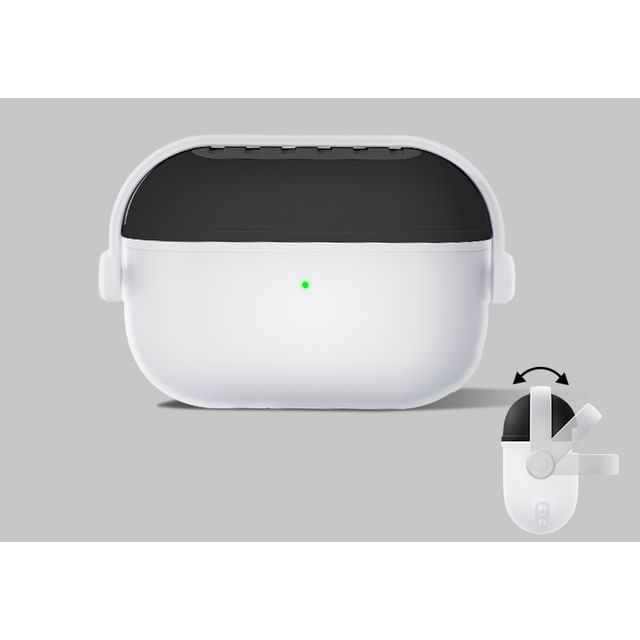 Two-Tone Apple AirPods / Pro Earphone Case Skin with Dust Cover