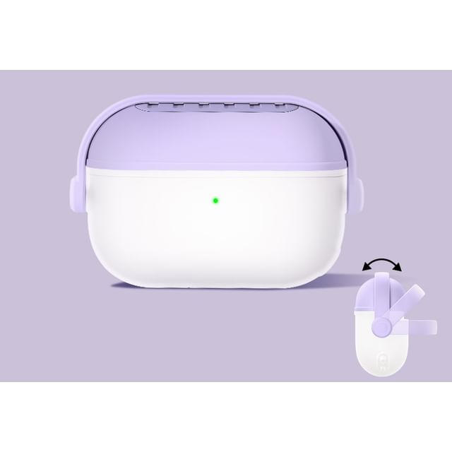 Two-Tone Apple AirPods / Pro Earphone Case Skin with Dust Cover