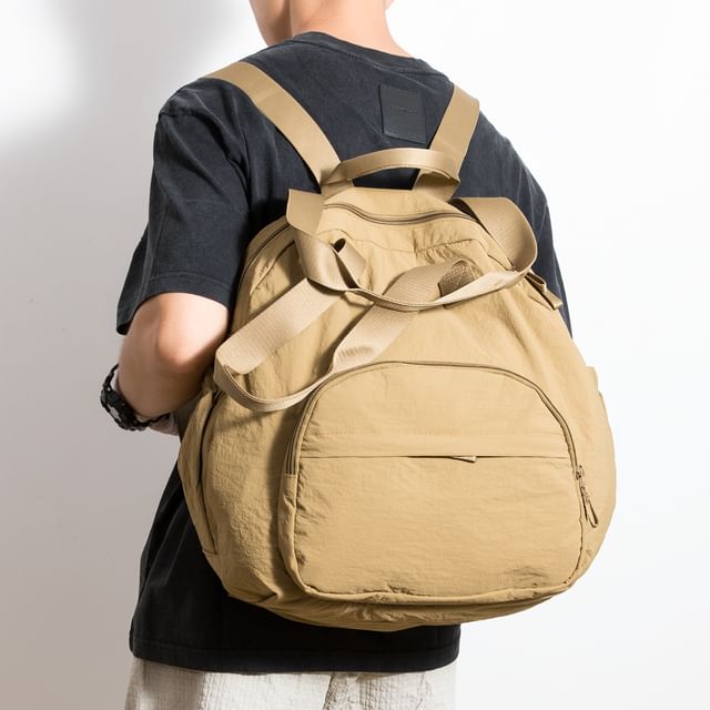 Plain Canvas Backpack