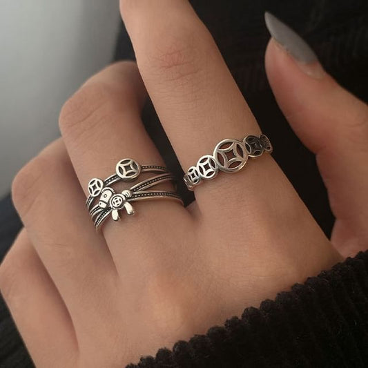 Coin Open Ring