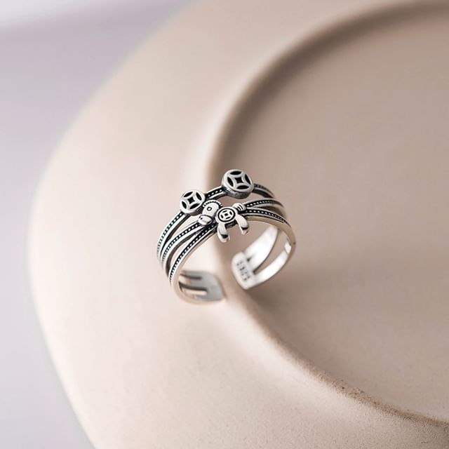 Coin Open Ring