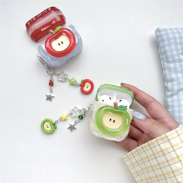 Apple AirPods / Pro Earphone Case Skin with Charm (Various Designs)