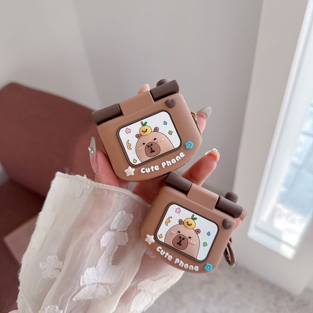 Capybara Mini Cellphone Design Apple AirPods / Pro Earphone Case Skin