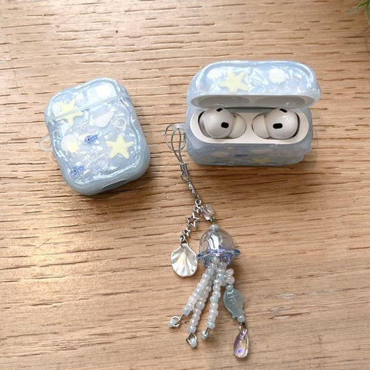 Shell Starfish Apple AirPods / Pro Earphone Case Skin with Charm