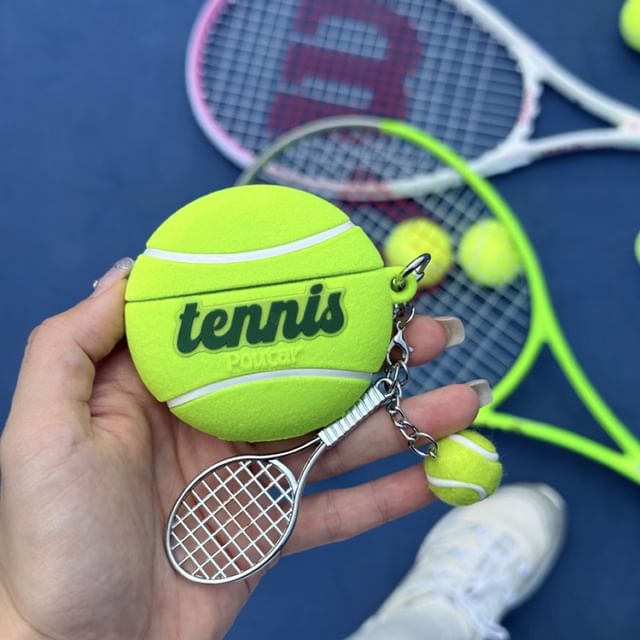 Tennis Apple AirPods / Pro Earphone Case Skin / Charm / Set