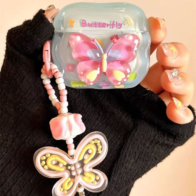 Butterfly Apple AirPods / Pro Earphone Case Skin / Charm / Set