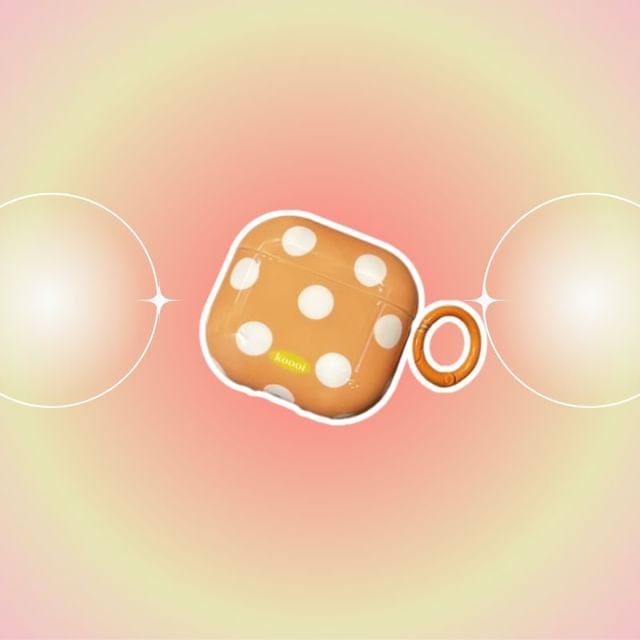 Polka Dot Apple AirPods / Pro Earphone Case Skin / Charm / Set