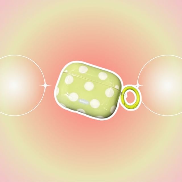 Polka Dot Apple AirPods / Pro Earphone Case Skin / Charm / Set