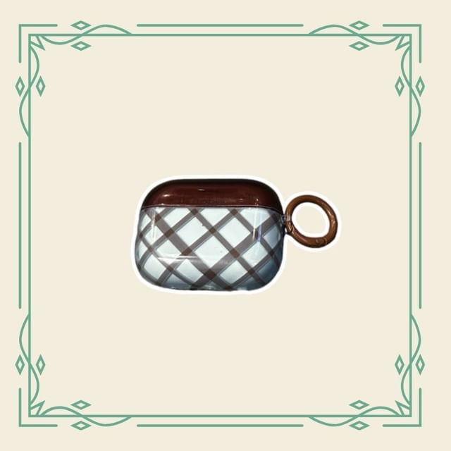 Plaid Apple AirPods / Pro Earphone Case Skin / Strap / Set