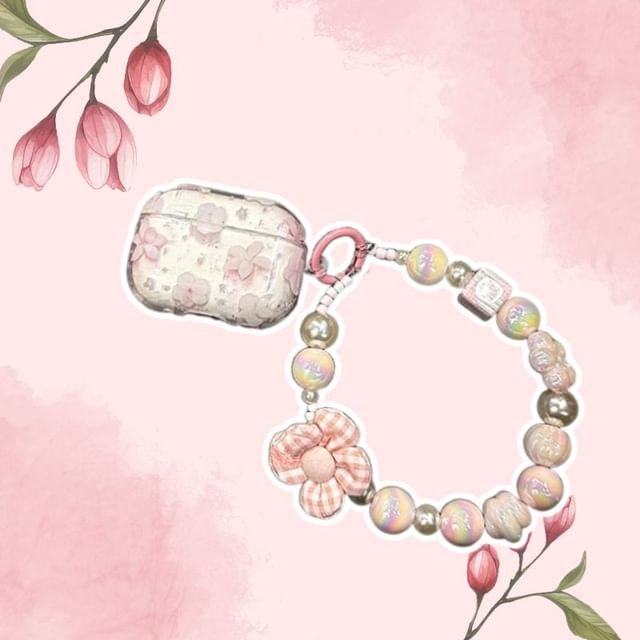 Floral Apple AirPods / Pro Earphone Case Skin / Strap / Set