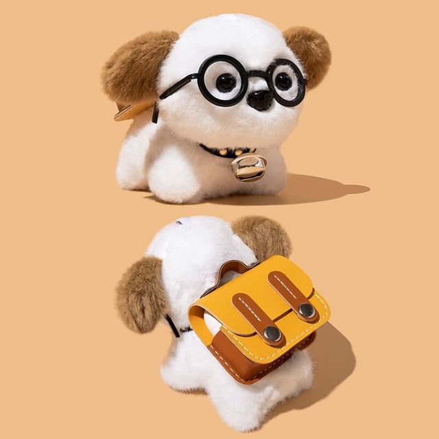 Dog / Dog with Bell Chenille Apple AirPods / Pro Earphone Case Skin