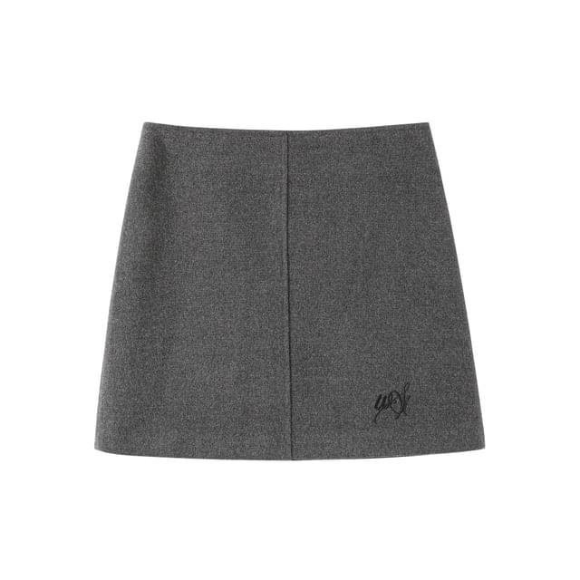 Turtleneck Cable-Knit Sweater & Mini A-Line Skirt