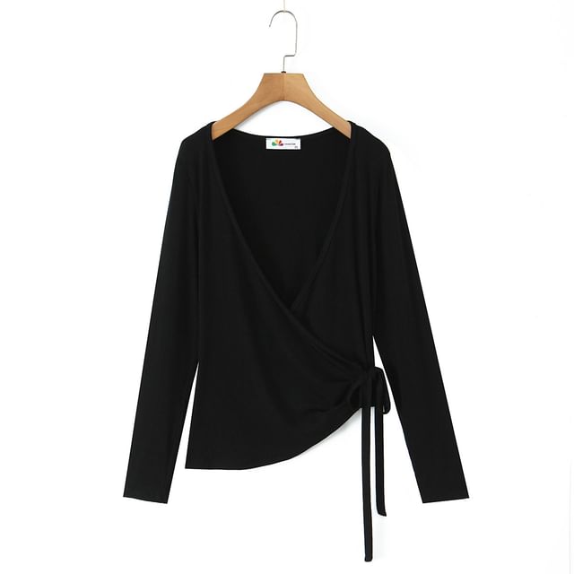 Plus-Size High-Waist Flared Sweatpants & Striped Tank & V-Neck Wrap Top