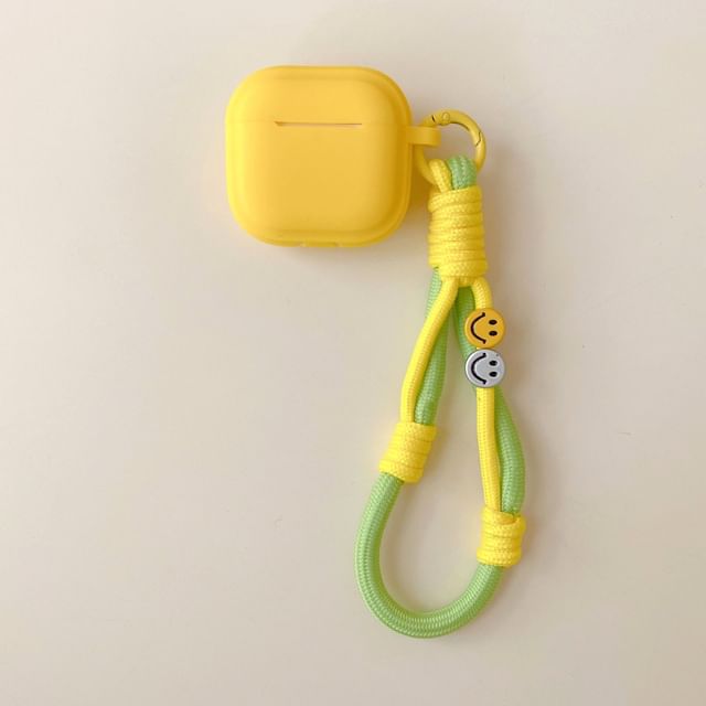 Plain Apple AirPods / Pro Earphone Case Skin with Strap