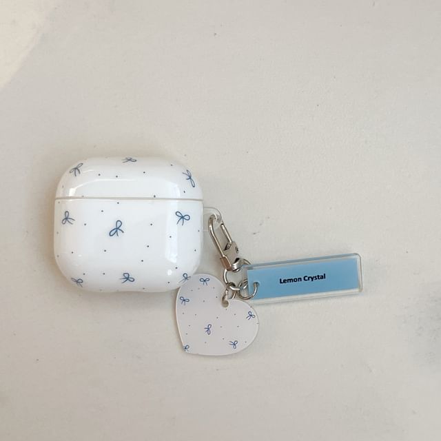 Bow Apple AirPods / Pro Earphone Case Skin / Charm / Set