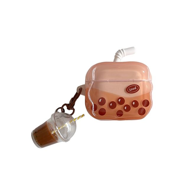 Bubble Tea Apple AirPods / Pro Earphone Case Skin / Charm / Set