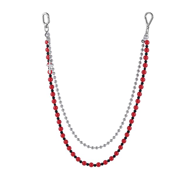 Stainless Steel Beaded Pants Chain (Various Designs)