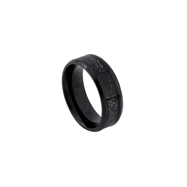 Stainless Steel Textured Ring