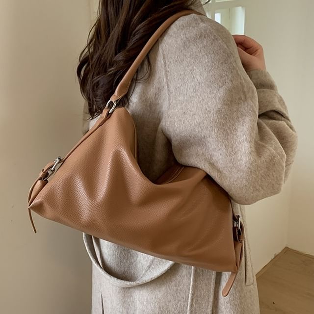 Faux Leather Crossbody Shoulder Bag