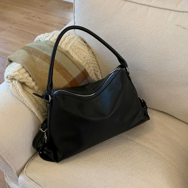 Faux Leather Crossbody Shoulder Bag