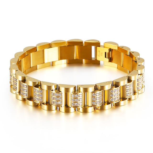 Rhinestone Watch Strap Bracelet