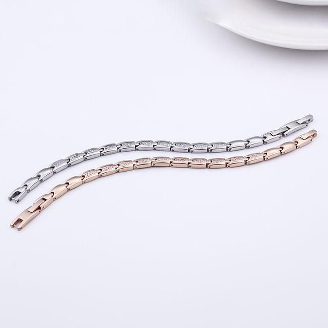 Rhinestone Chain Bracelet