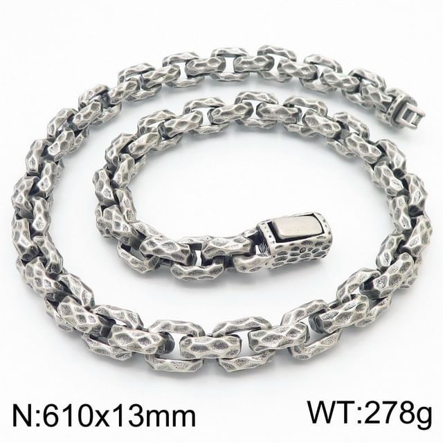 Textured Chunky Chain Necklace