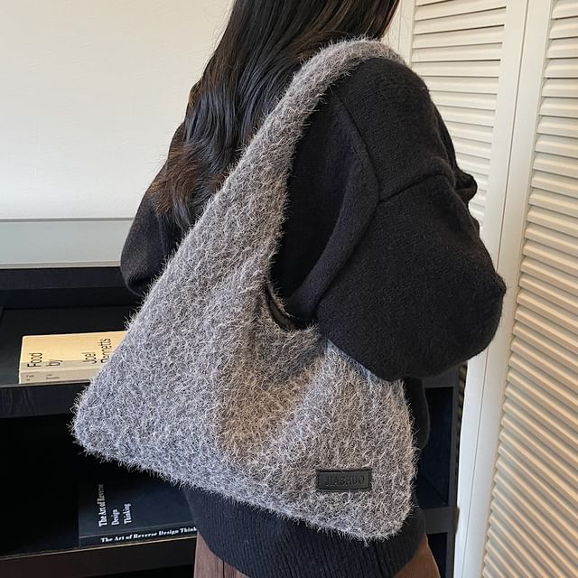 Fuzzy Shoulder Bag