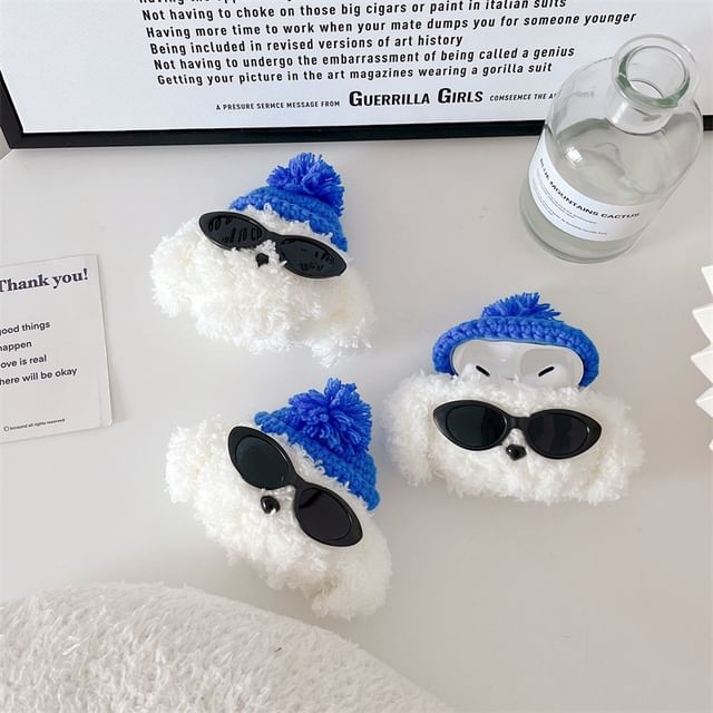 Beanie Dog Chenille Apple AirPods / Pro Earphone Case Skin