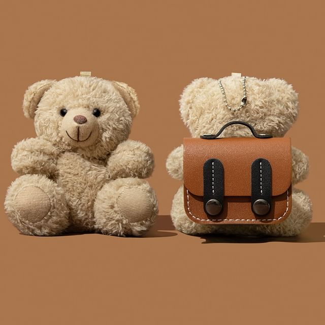 Backpack Bear Chenille Apple AirPods / Pro Earphone Case Skin