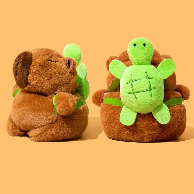 Backpack Capybara Chenille Apple AirPods / Pro Earphone Case Skin