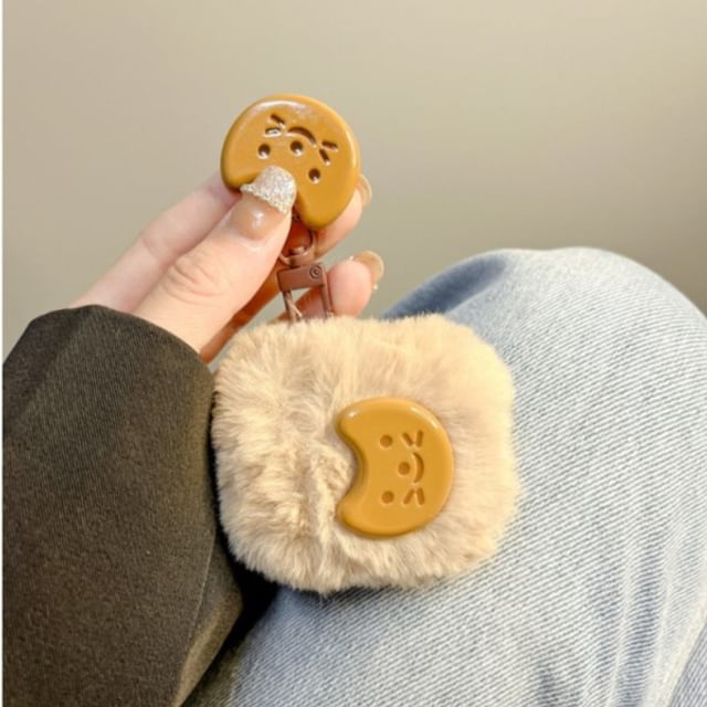 Cat / Fish Chenille Apple AirPods / Pro Earphone Case Skin with Charm