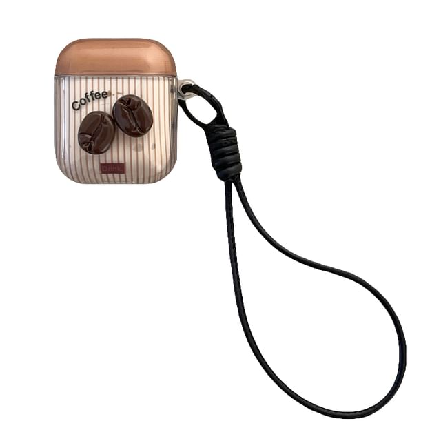 Coffee Bean Apple AirPods / Pro Earphone Case Skin / Strap / Set