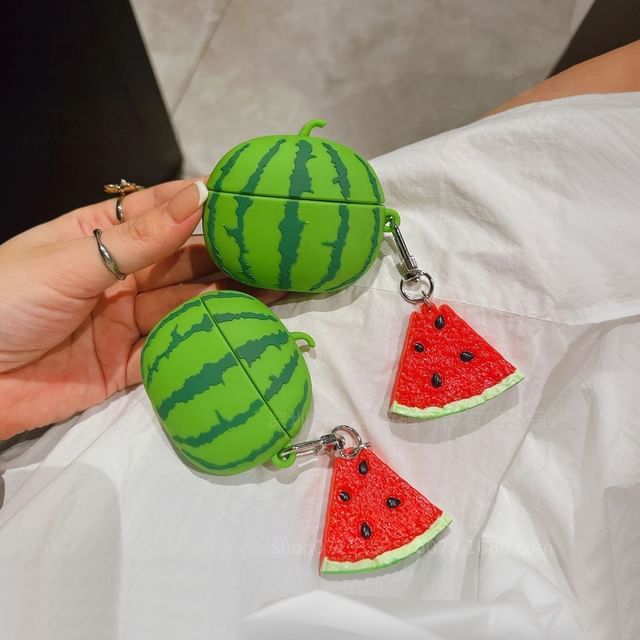 Watermelon Apple AirPods / Pro Earphone Case Skin / Strap / Charm / Set