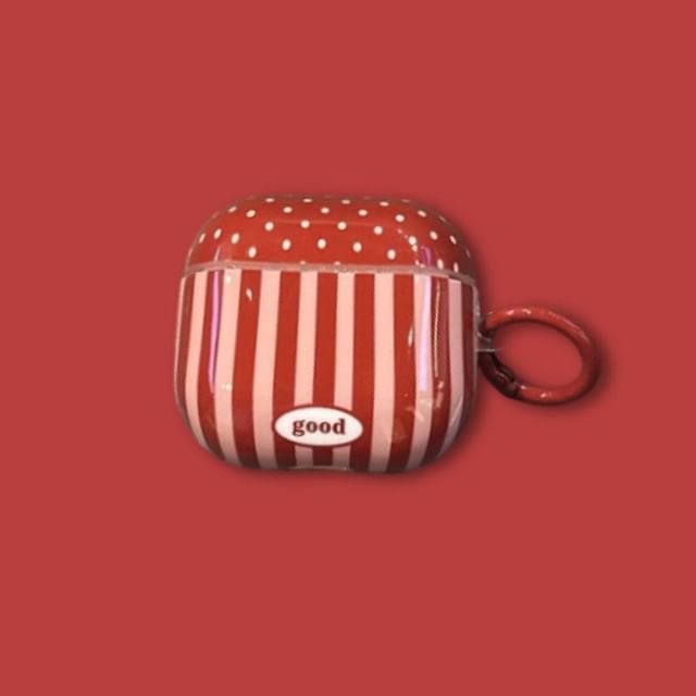 Striped Dotted Apple AirPods / Pro Earphone Case Skin