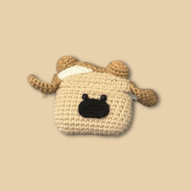 Cartoon Crochet Apple AirPods / Pro Earphone Case Skin