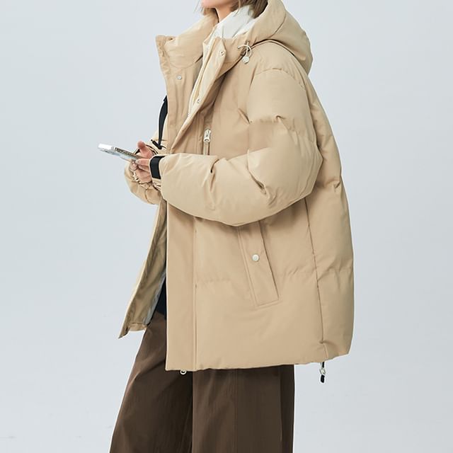 Padded Zip-Up Hoodie