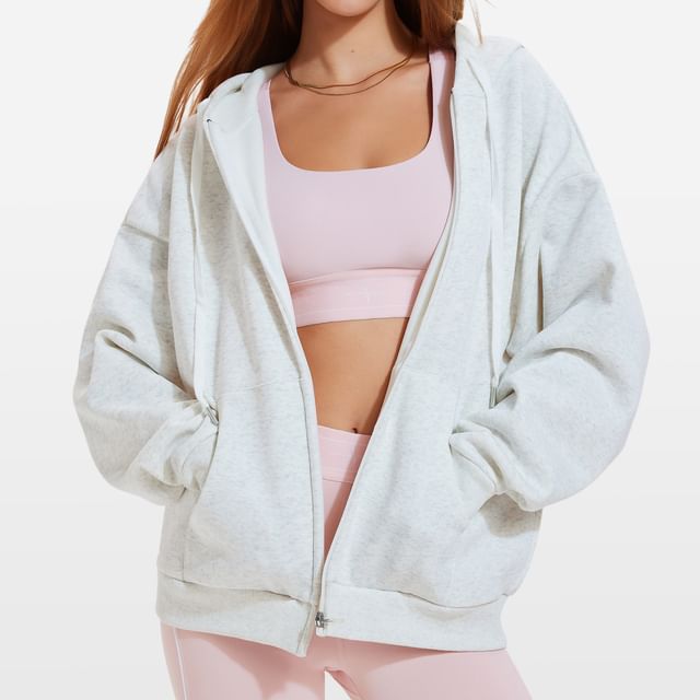 Zip-Up Sports Hoodie