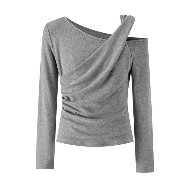 Cold Shoulder Two-Piece Long Sleeve Top