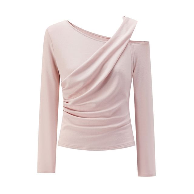 Cold Shoulder Two-Piece Long Sleeve Top