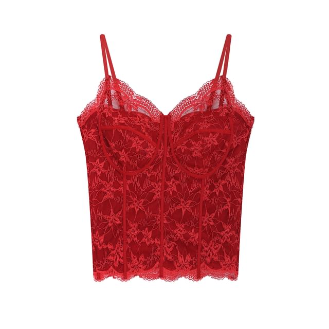 Round Neck Plain Button Up Cardigan / Long-Sleeve V-Neck Dotted Twisted Top / Lace Bra Top