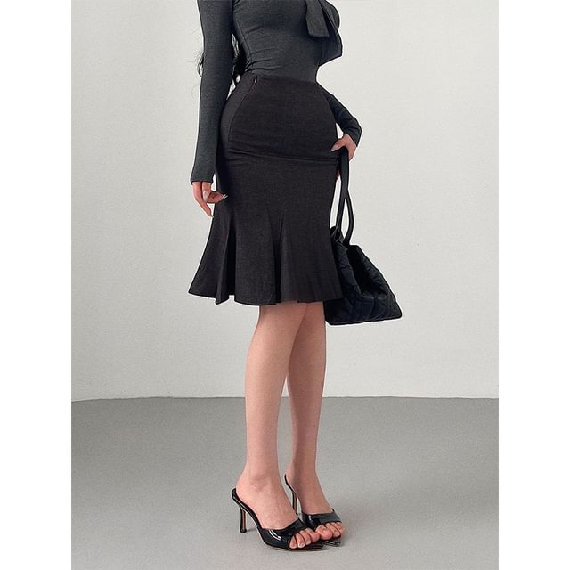 Mermaid Skirt High Waist